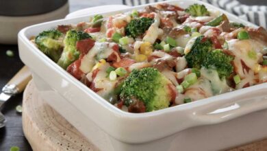 5 MAY WFD - Beef and broccoli bake