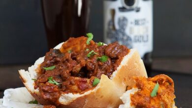 A Durban inspired dark lager lamb bunny chow - 26 AUG