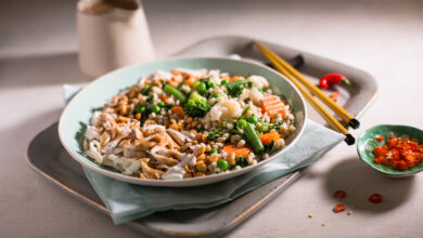 A healthy vegetable bowl - 28 JUNE