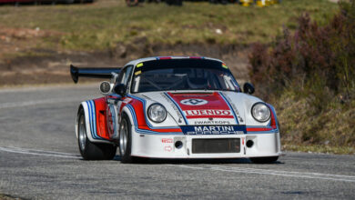 Andre Bezuidenhout - 1974 Porsche 911 RSR Martini - photo Rob Till - 1