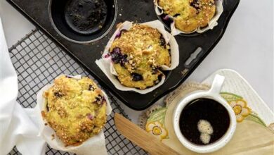 Avo & blueberry muffin (Medium)