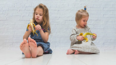 B is for bananas – and they’re super good kids!