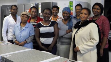 Back-Nthabeleng Rametsi,Tryphina Kgomo, Cynthia Swakamisa,Onica Lekalakala, Nomgqibelo Mdhluli. Front-Mampitseng Tsotetsi, Hellen Molefe, Carol Cindi and Lindiwe Mashile