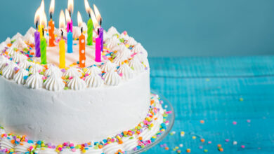 Bake a vanilla sponge cake for your child’s birthday