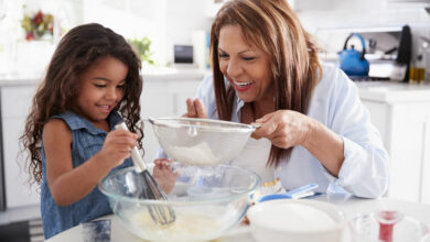 Baking with kids: chocolate and raspberry tartlets
