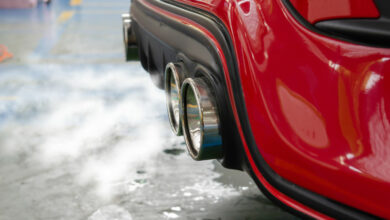 car exhaust smoke