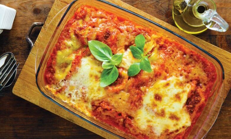 Creamy beef burrito lasagne - 4 AUG