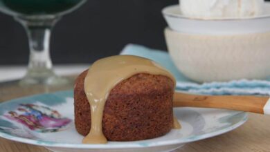 Date and ginger pudding - 6 JUNE