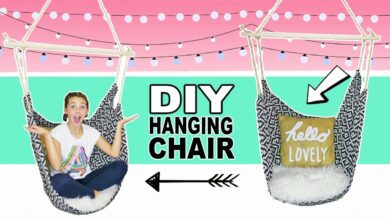 DIY hanging chair your tween or teen will love