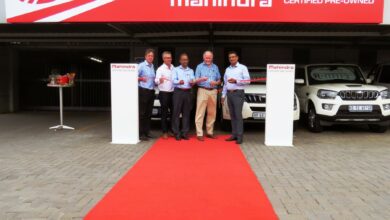 From left - Hans Greyling, Head of Sales, Eugene Fourie, Head of Marketing, Senthil Selvaraju, Head of Aftersales, Eugene Koen, Manager - Dealer Development and Rajesh Gupta, CEO of