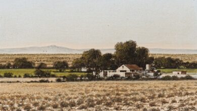 John Meyer; Landscape with Houses