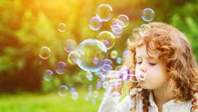 Keep the kids active with this homemade bubble jar
