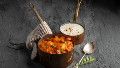 Kerala curried egg served with pap - 16 AUG