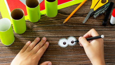 Make a robot and galaxy dust playdough with your kids