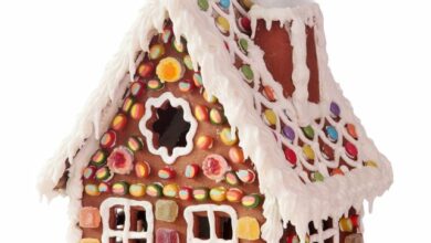 Make cute houses out of cookies