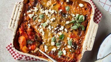 Meat free Monday - Roasted veggie Moussaka - 24 MAY