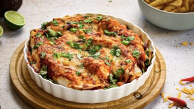 Meatless Monday, 15 Novembr, Baked Vegetarian Enchiladas Wraps