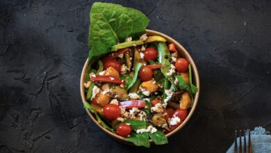MEATLESS MONDAY - Roasted butternut and aubergine salad - 25 OCT