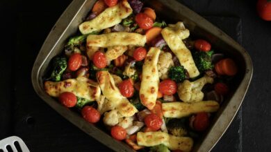 MEATLESS MONDAY - Roasted veg & Halloumi - 4 OCT
