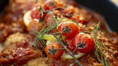 Mediterranean Baked Fish with Tomato & Fennel - 29 JUNE (Medium)