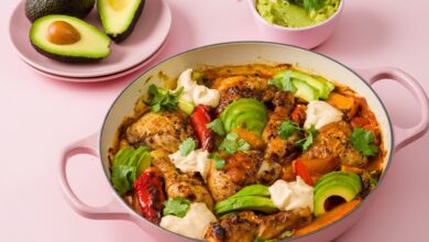 Mexican chicken tray bake