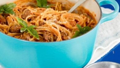 One-pot boerewors spaghetti - 3 AUG