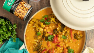 Pumpkin and chickpea curry - 19 JULY