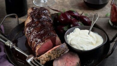 Roast fillet of beef - 21 AUG