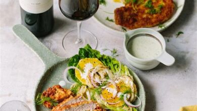 SATURDAY ENTERTAIN - Crumbed pork loin chops, grilled fennel and orange salad - 4 SEPTEMBER (Medium)