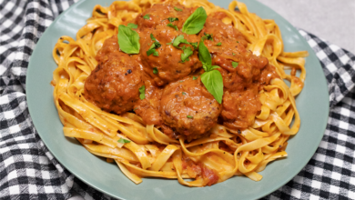 Spaghetti Vegballs in recco tomato sauc - 14 JULY (Medium)