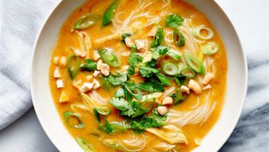 Spicy coconut and chicken noodle soup - 22 JULY (Medium)