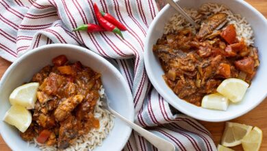 Spicy pilchard stew - 29 JULY