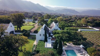 Steenberg Hotel & Spa Aerial shot