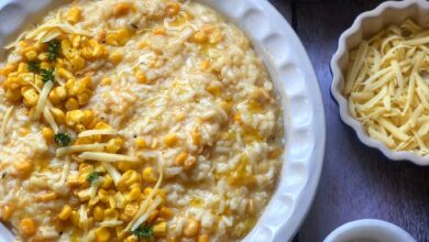 Sweetcorn risotto