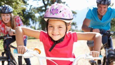 Tips for riding safely with your children on a bicycle