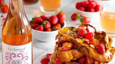 Vanilla French Toast with FAT bastard Rosé (002)