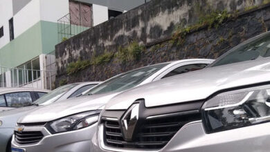 vehicle plate in the Mercosur standard