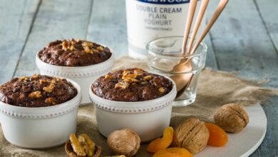 Walnut cranberry chocolate pudding - 1 AUG