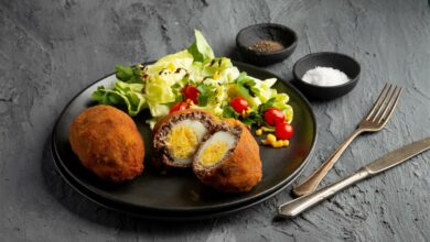 WFD, 18 November, Scotch eggs and salad (Medium)