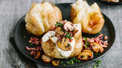 WFD - Ultimate baked potato with mushrooms, sour cream, bacon & chives - 23 SEPTEMBER