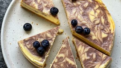 Zola Nene's blueberry ripple baked cheesecake - 25 JULY