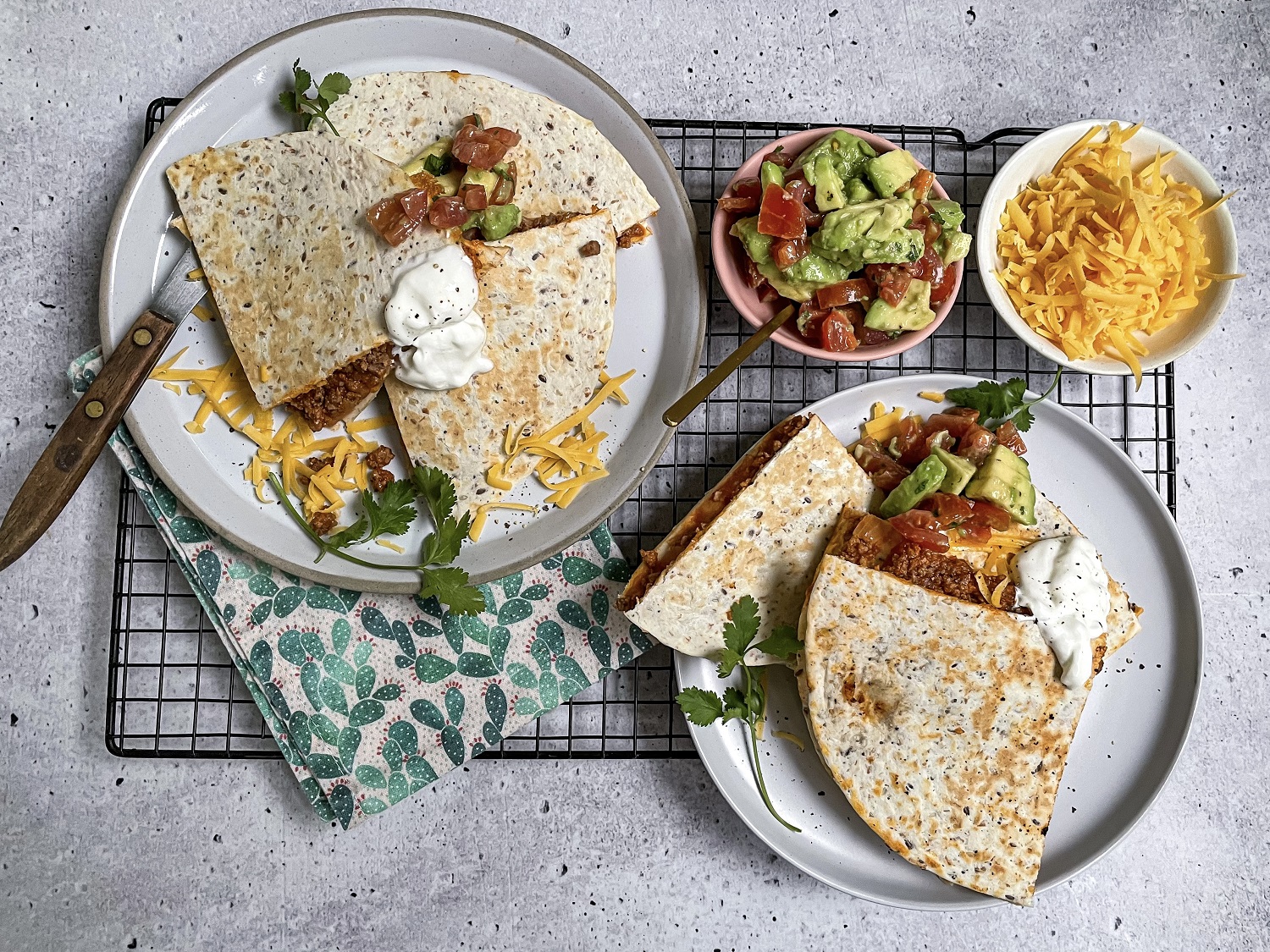 20 SEPTEMBER - WFD - Easy-peasy cheesy Quesadillas