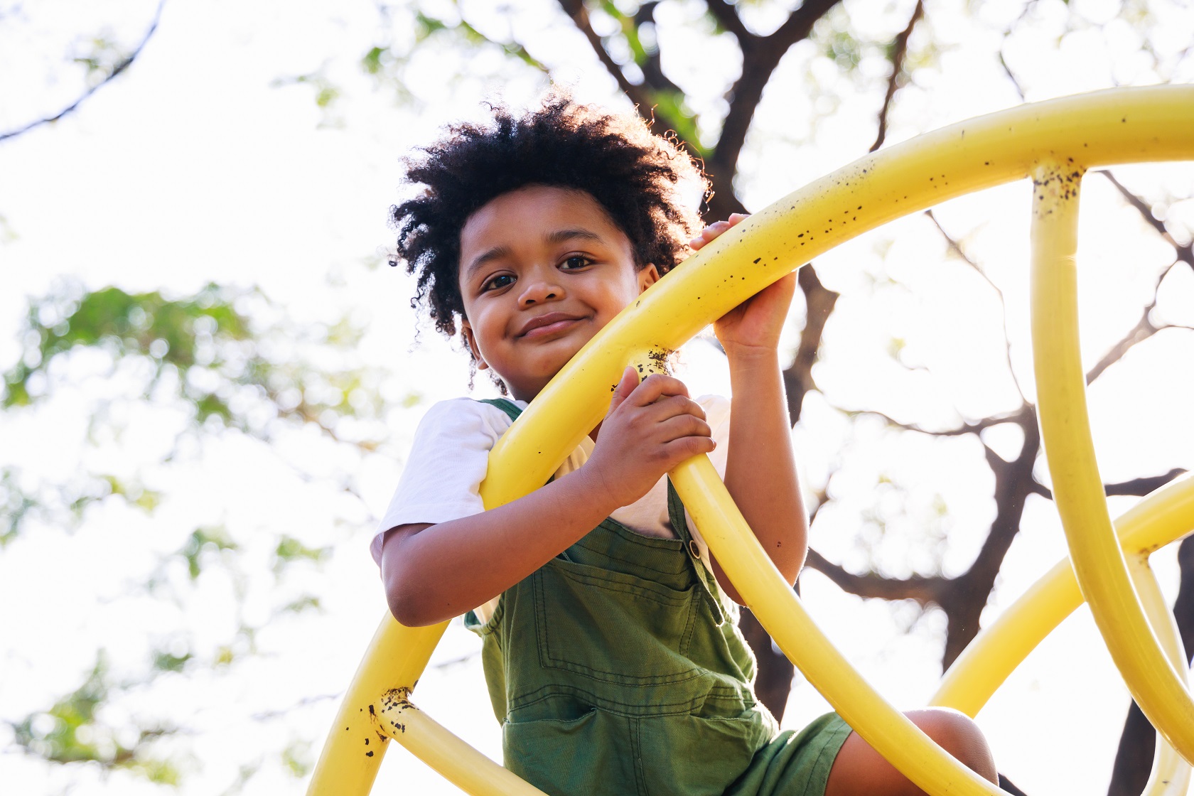 Cute,African,American,Little,Kid,Boy,Having,Fun,While,Playing