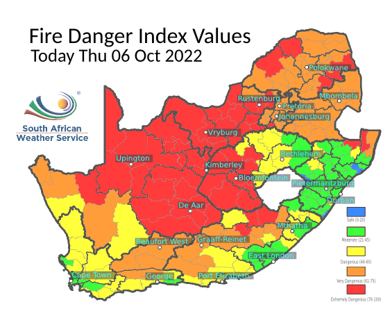 Weather SA fire warning