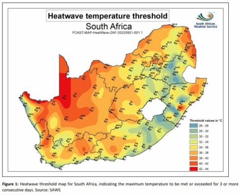 weather SA heat wave temps