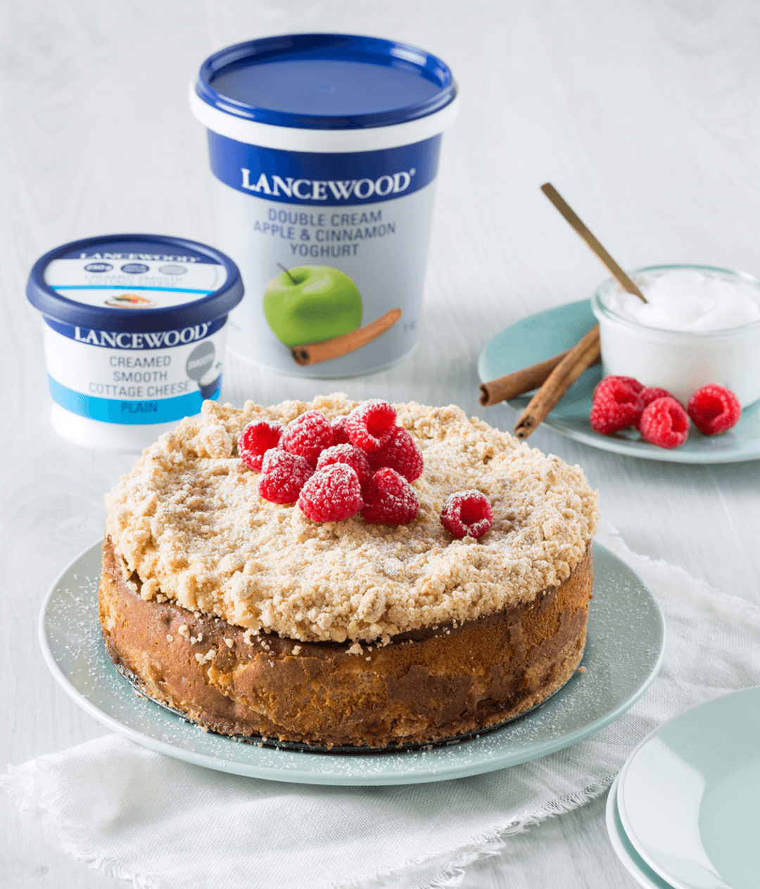 9 OCTOBER - SUNDAY SPOIL - Apple crumble cheesecake