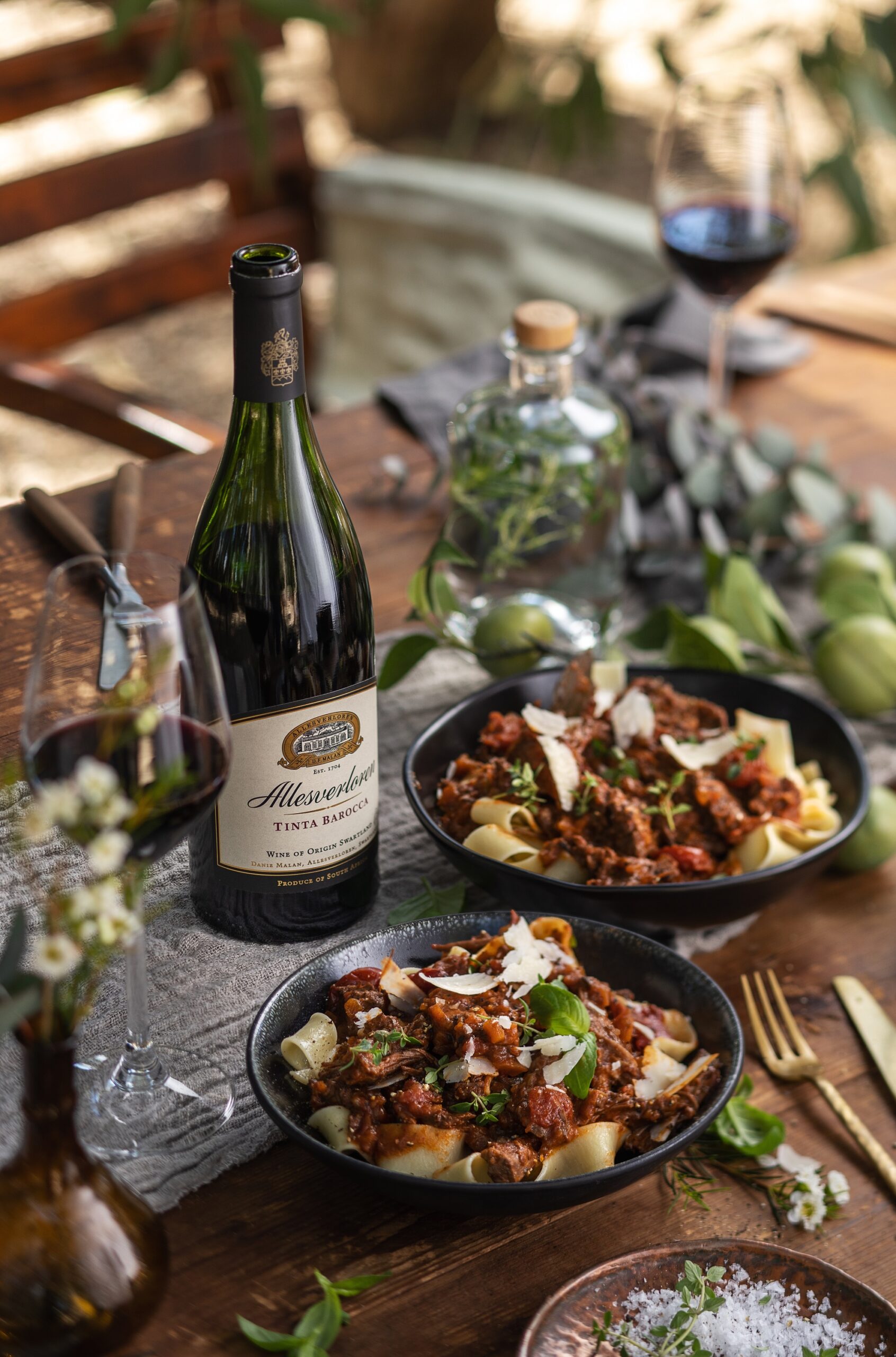 Allesverloren Meaty Ragu With Pappardelle - Tinta Barocca