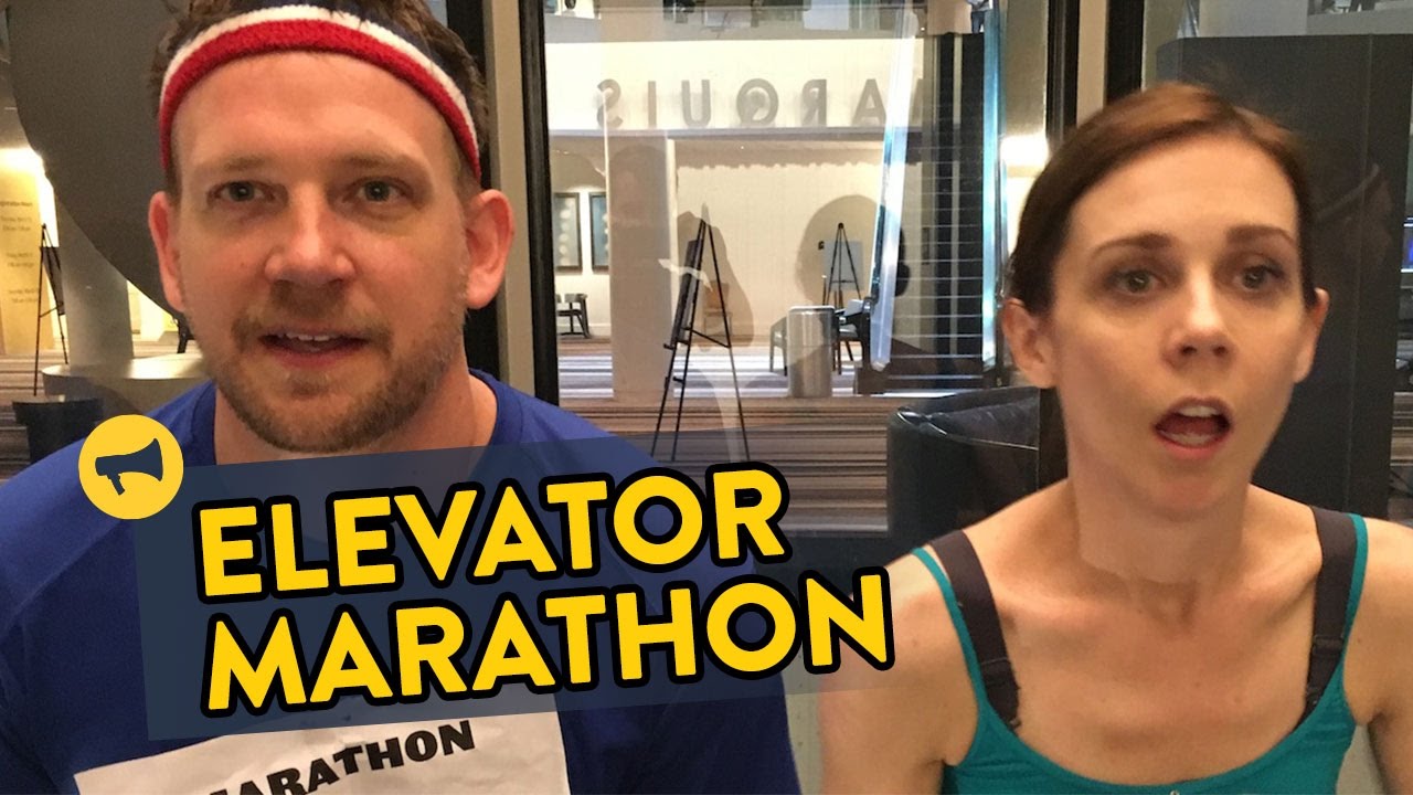 From riding an elevator to winning a marathon