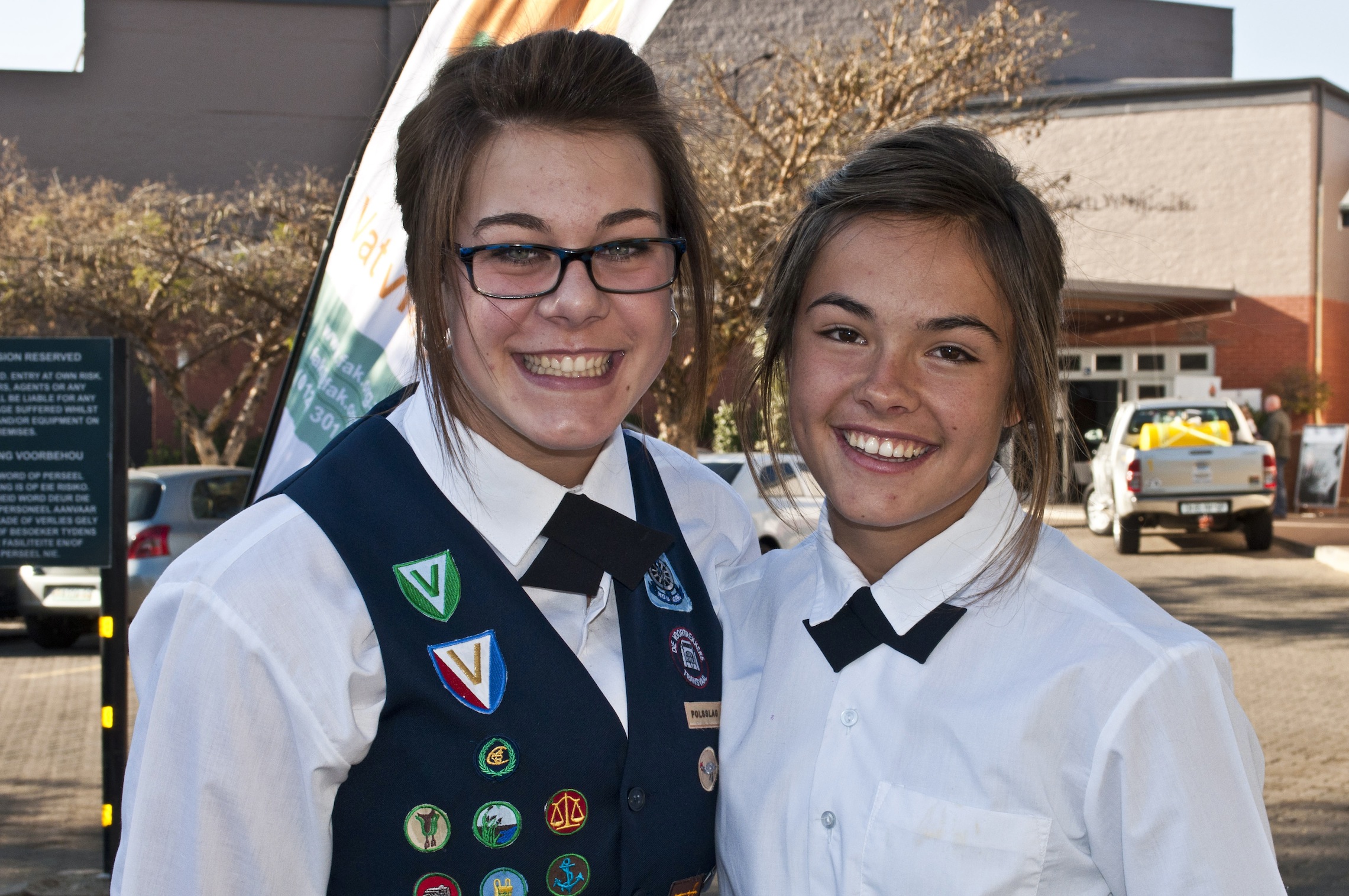 Mariëtte Smith en Melissa van Rensburg is deel van die Polslag Voortrekkers.