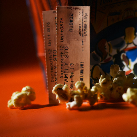 Movie Tickets and Popcorn